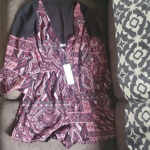 Quarter sleeve romper